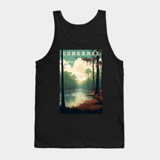 Congaree National Park Travel Poster Tank Top